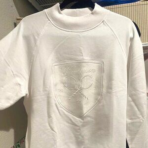 Wimbeldon Crest White Sweater